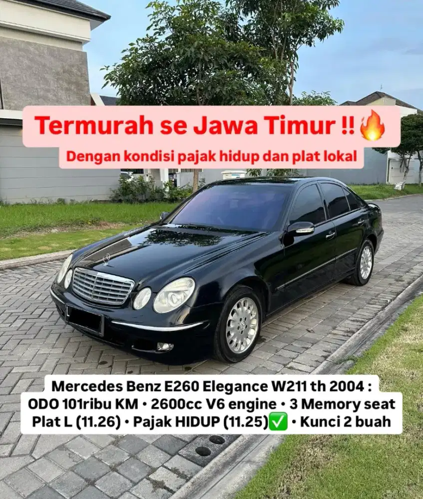 Mercy E260 w211 | Pajak ON | siap pakai