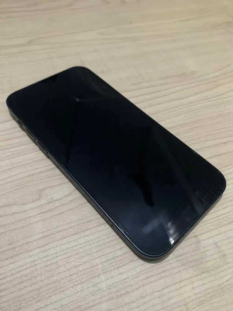 Iphone 12 Ibox 128 GB Fullset Ori - Black (Hitam)