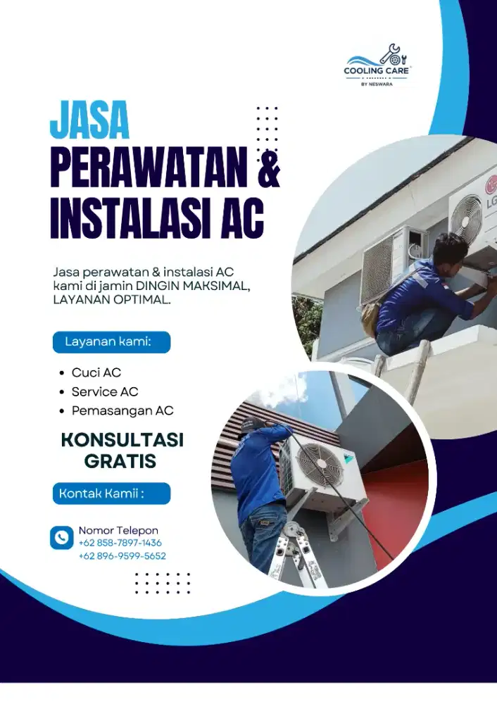 JASA CUCI AC  COOLING CARE