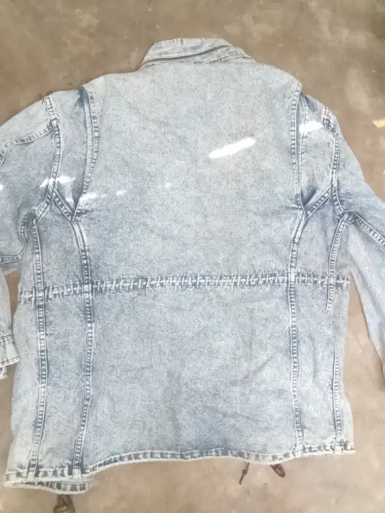 Jaket jeans pria
