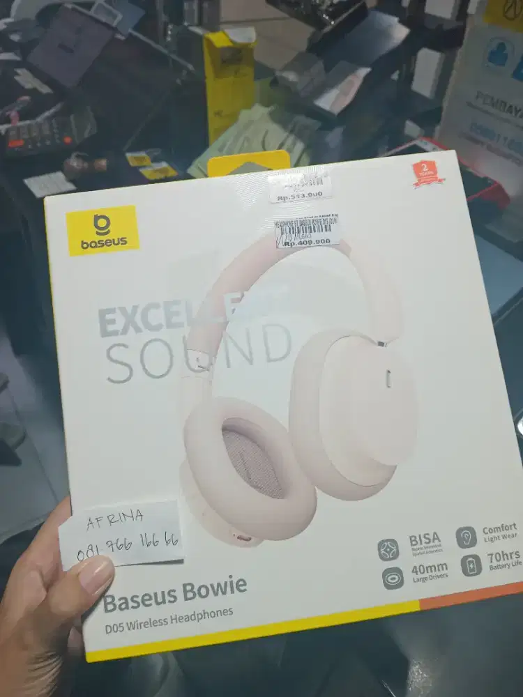 HEADPHONE BT BAESUS BOWIE D05