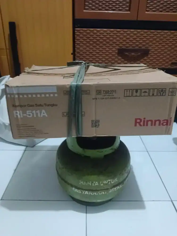 Kompor Rinnai 1 dan tabung gas
