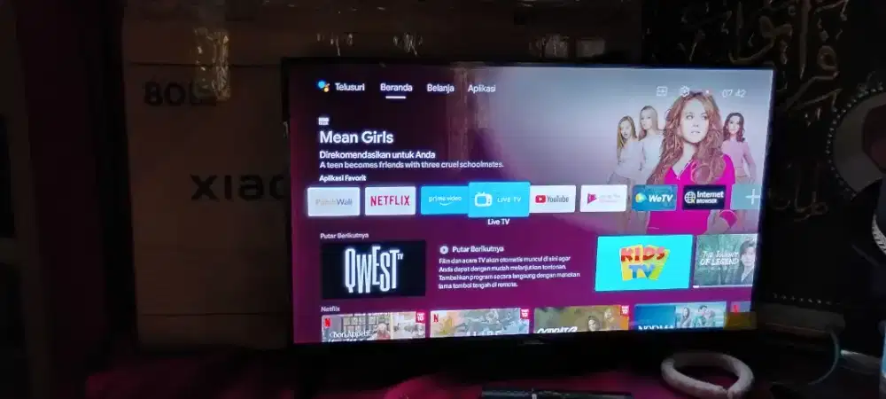 TV android 32 inch bekas bagus
