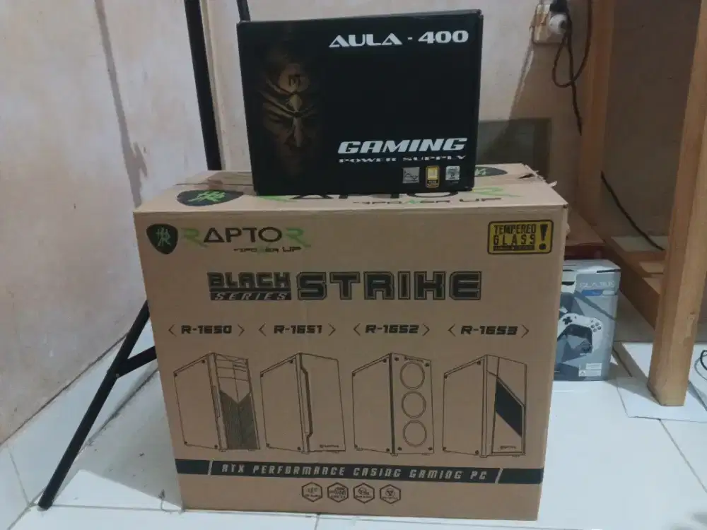 Edisi gak jadi rakit - Jual casing raptor 1650 + PSU aula 400 watt