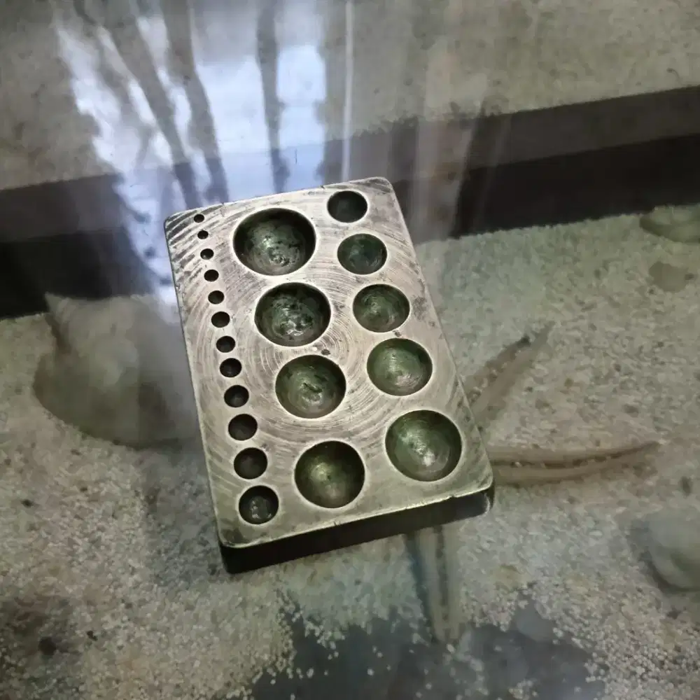 Dupping block / totokan kuningan