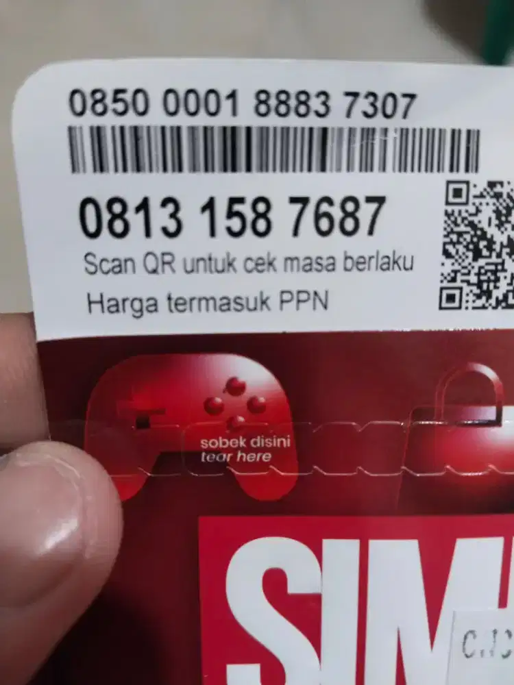 Kartu SimPATI 11 digit segel 587 687
