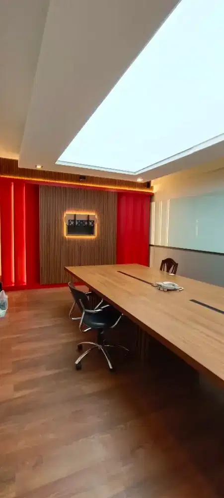 Meja meeting kantor, furniture, interior design