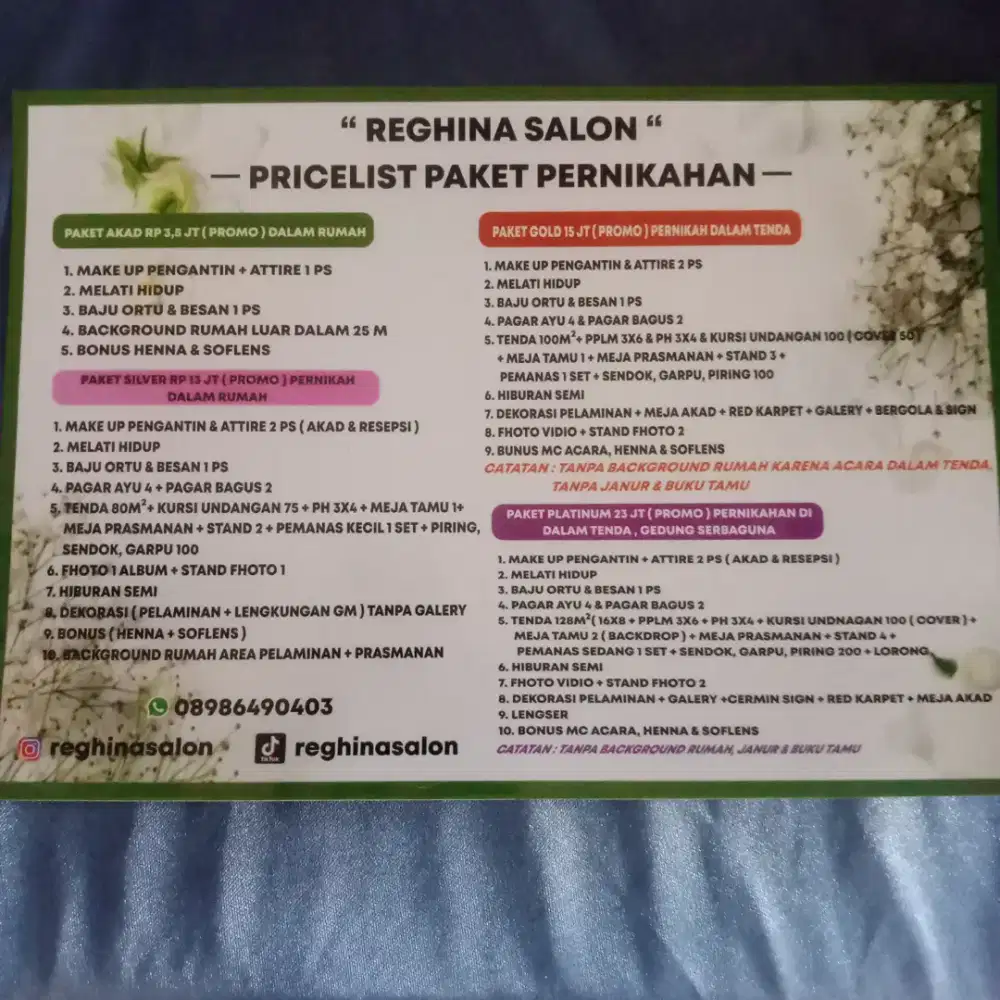Paket Pernikahan Murah Mewah