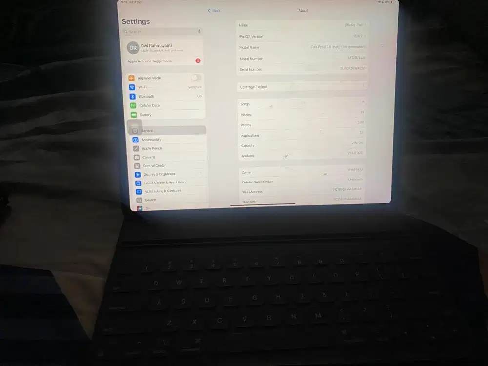 Ipad pro 11  12.9 inc 256 GB