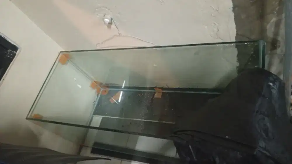 Aquarium 100x40x40 kaca full10ml