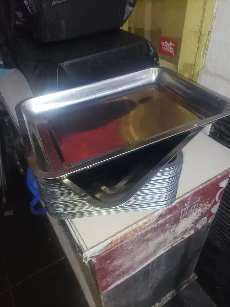 Nampan stainless 40x30 cm