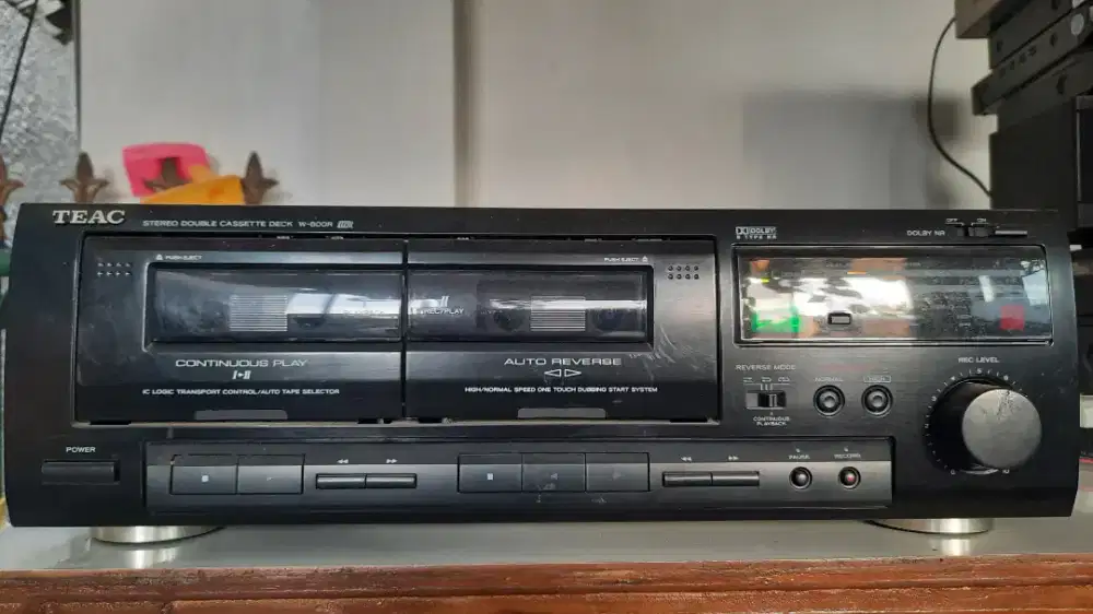 Tape Deck Teac W 600 R Double Cassette Deck Second / Bekas