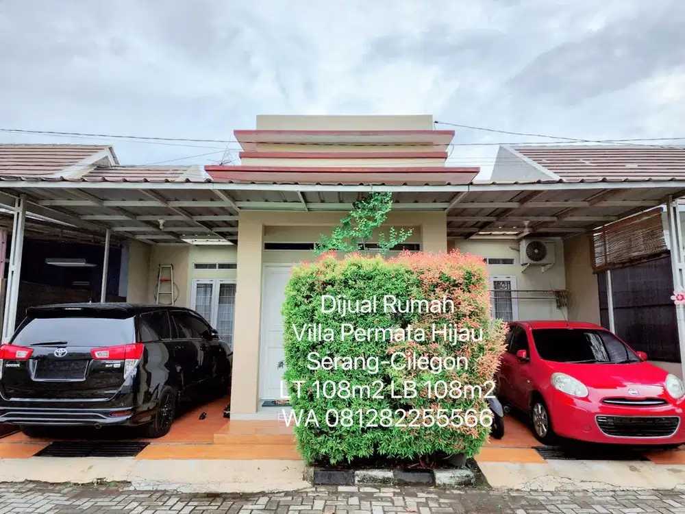 Dijual Rumah Villa Permata Hijau Serang Cilegon