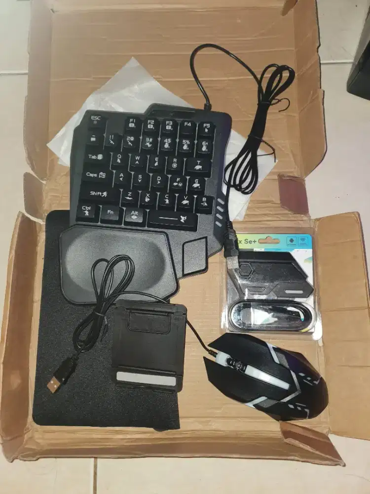 Set Keyboard Mouse Gamepad HP MixElite konverter Game PUBG Freefire