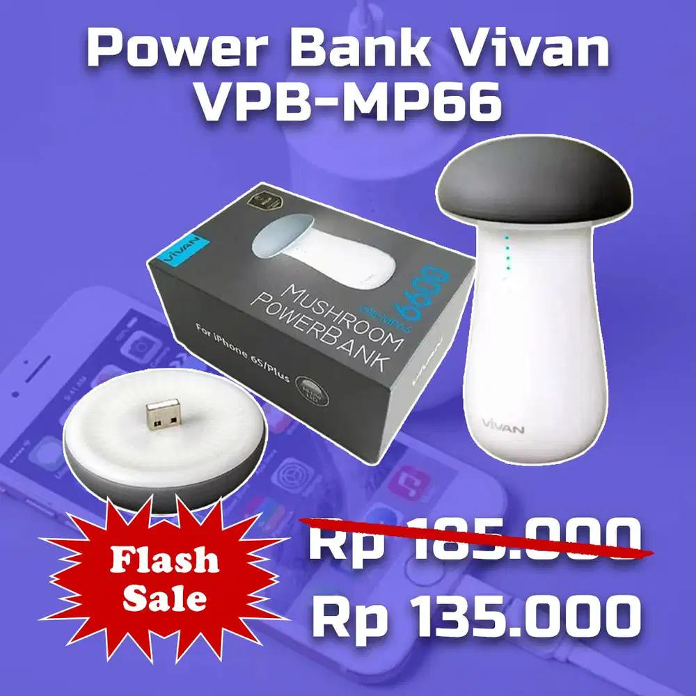 Flash Sale - Power Bank Vivan VPB-MP66