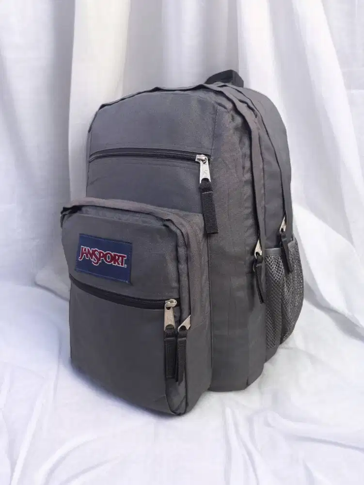 Harga Nett! Jansport Big Student Grey Backpack (Ransel Sekolah/Daypack
