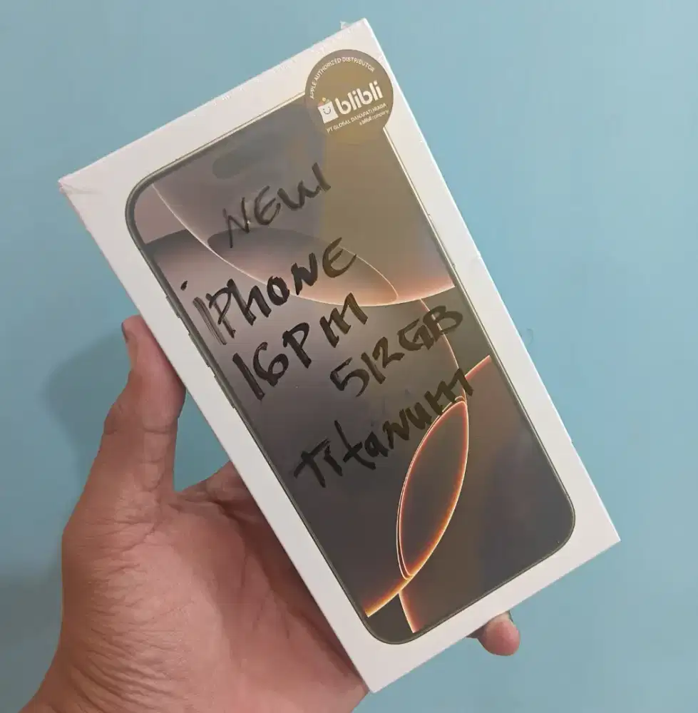 Iphone 16 Pro Max 512GB Dessert Titanium BNIB Garansi Resmi Indonesia