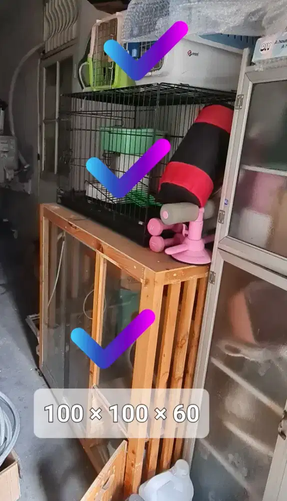 Kandang kucing dan lain nya