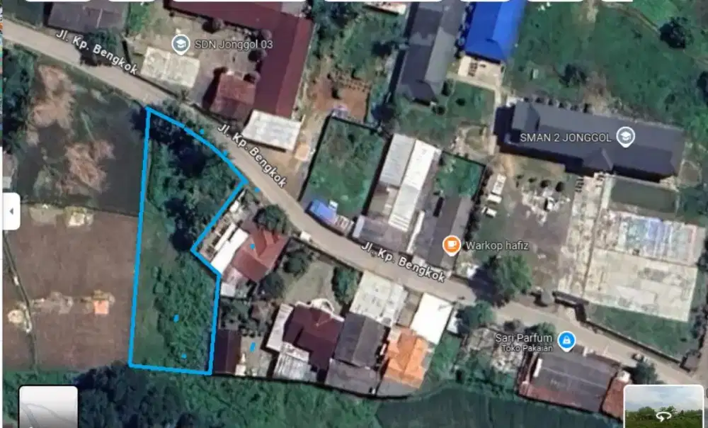 Dijual tanah strategis pinggir jalan depan SD SMA , 50m jln propinsi