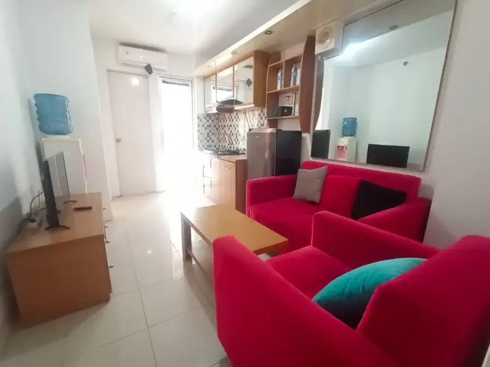 Disewakan 1 thn murah 2BR furnish apt bassura
