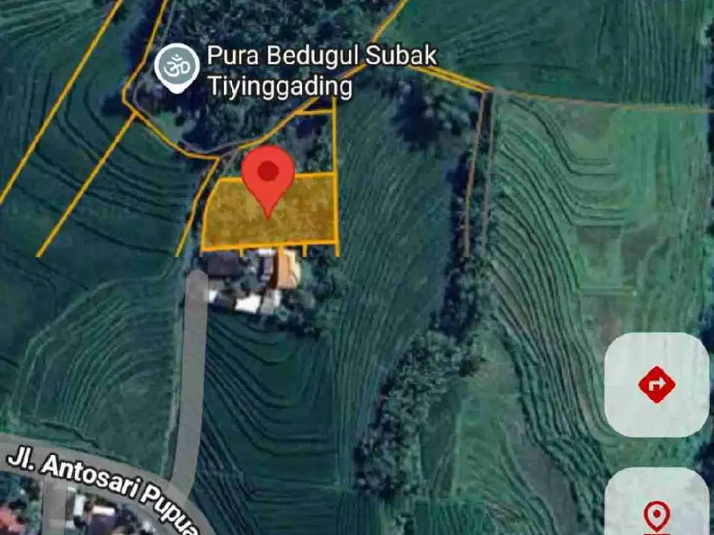 jual tanah kebun zona kuning siap bangun luas sedikit