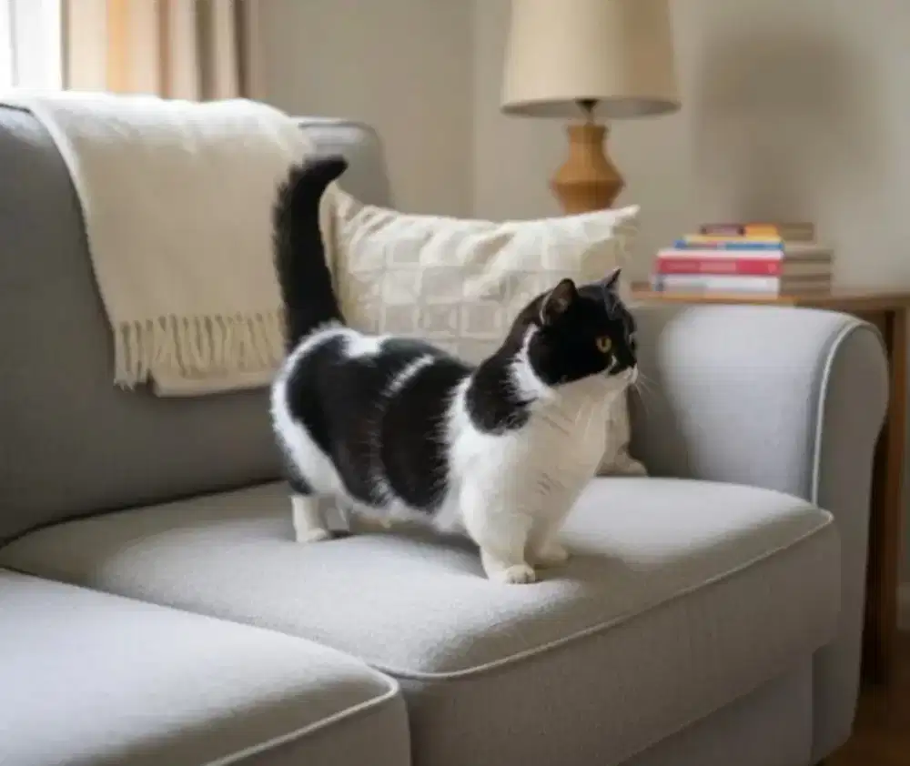 Kucing cebol BSH tuxedo
