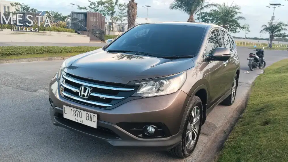 HONDA CR-V 2.4 AT 2013 COKLAT METALIK L SURABAYA