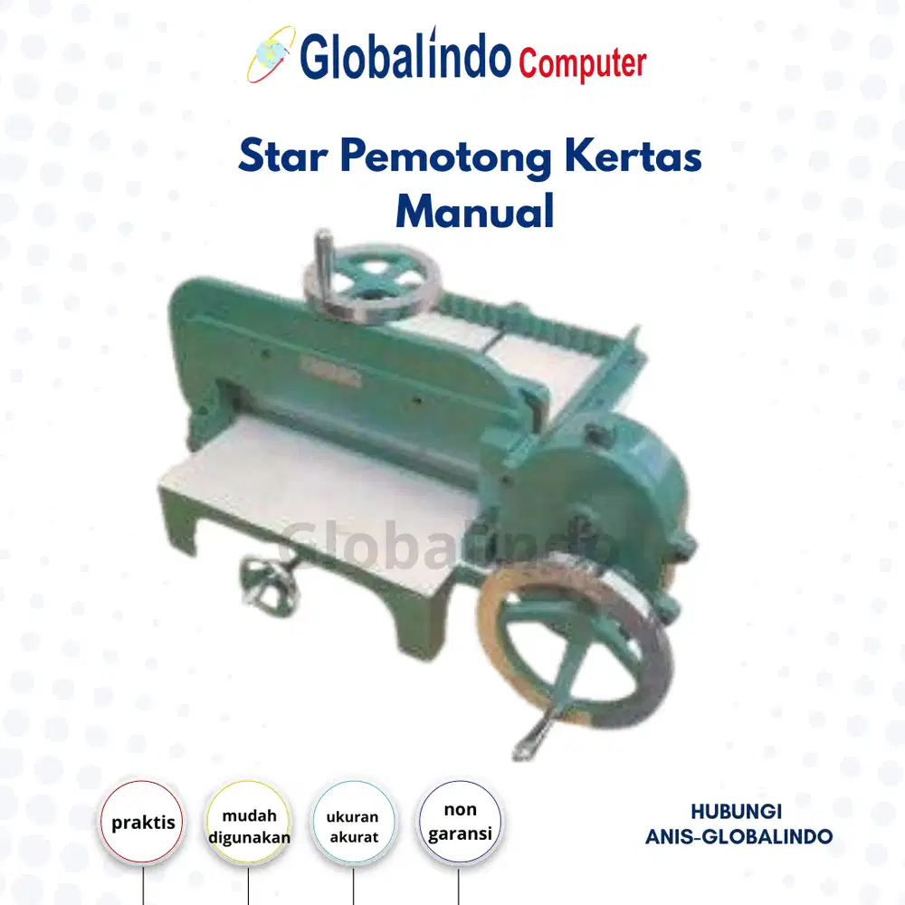 Globalindo Computer STAR BRAND PEMOTONG KERTAS MANUAL PRESISI TEPAT