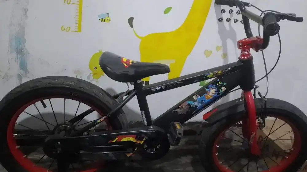 Sepeda BMX HITAM MERAH