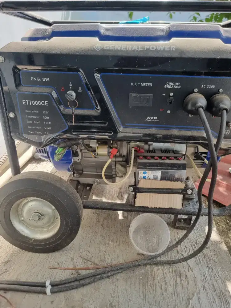 Jual Genset General ET 7000CE 5500 watt Starter