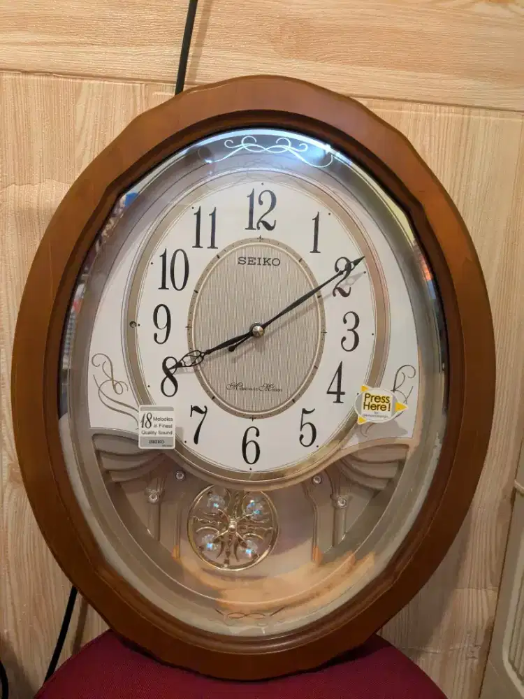 Jam dinding seiko melodia 18 melodies original