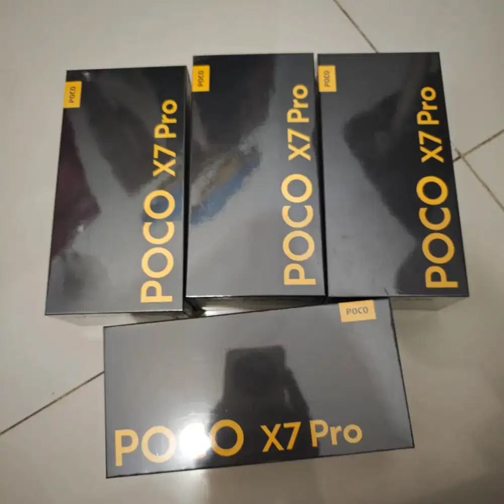 POCO X7 PRO 12/512 GARANSI RESMI XIAOMI 15 BULAN NO REPACK