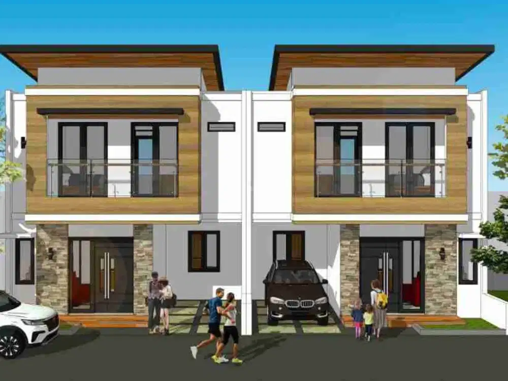 Rumah cluster Pamulang tanpa DP KPR 3 kamar tidur strategis pasar bukit PD benda dan RS permata Pamulang Tangerang Selatan