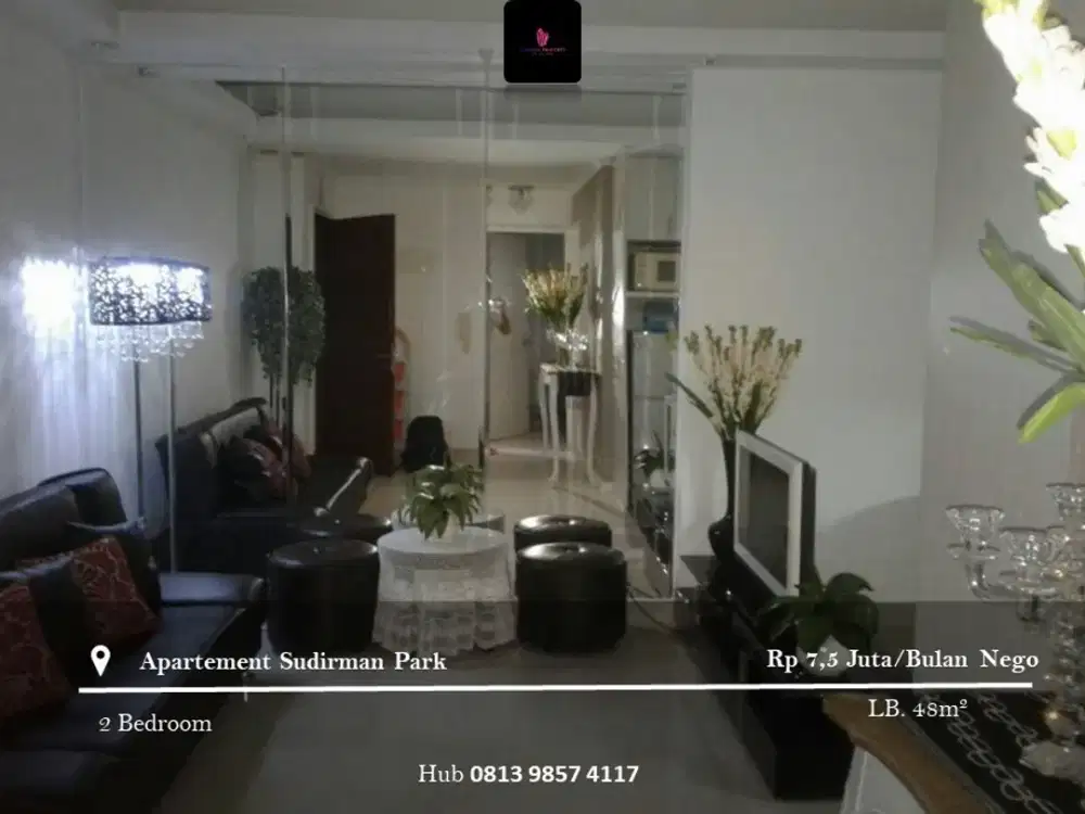 Disewakan Apartment Sudirman Park Middle Floor 2BR Furnished Tower B