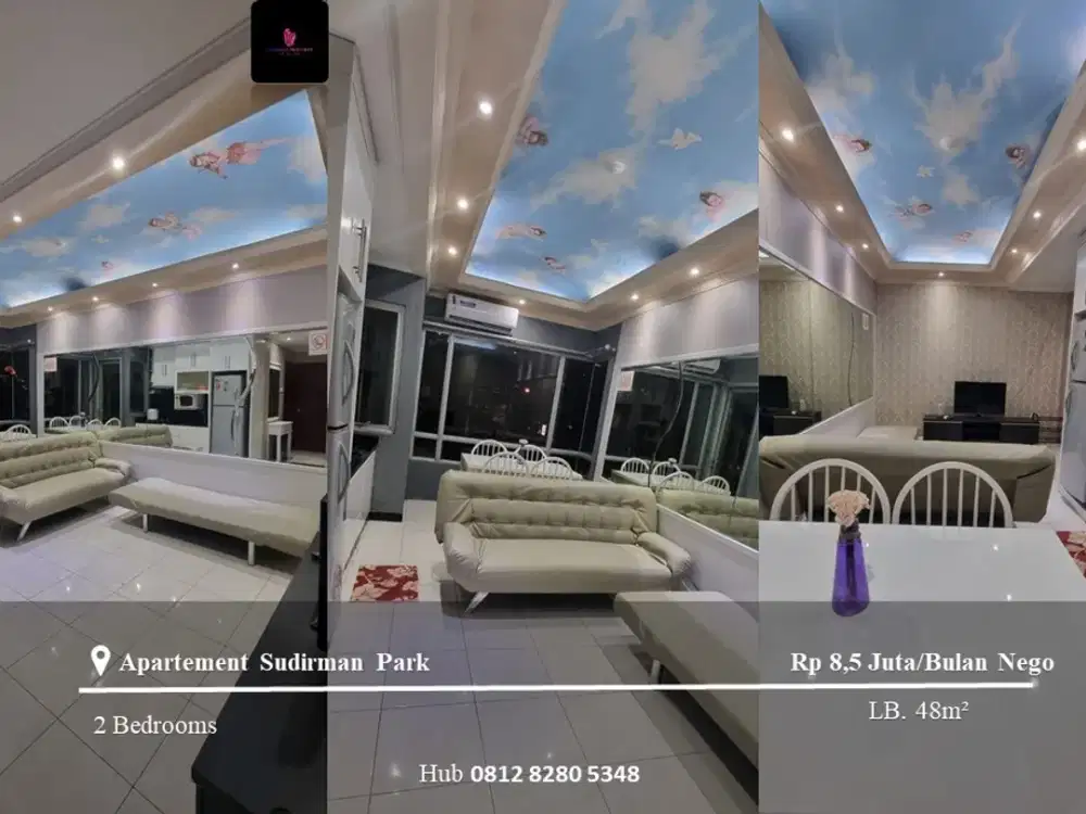 Disewakan Apartement Sudirman Park High Floor 2BR Full Furnished
