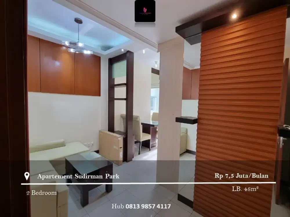 Disewakan Apartemen Sudirman Park Middle Floor 2BR Furnished View Pool