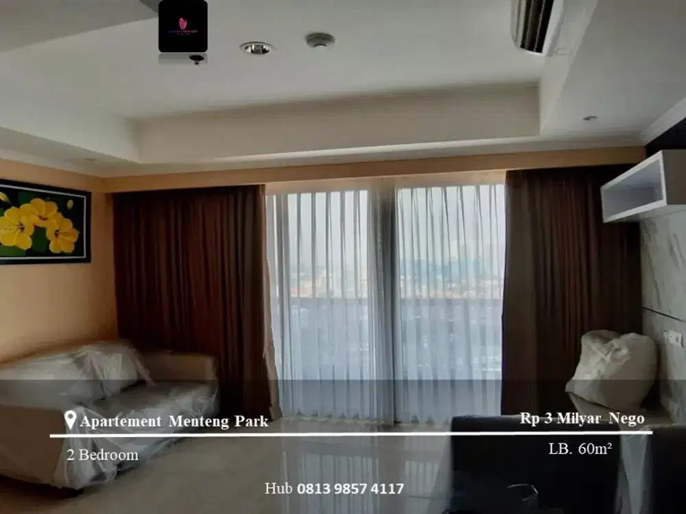 Dijual dan Disewakan Apartement Menteng Park 2BR Full Furnished