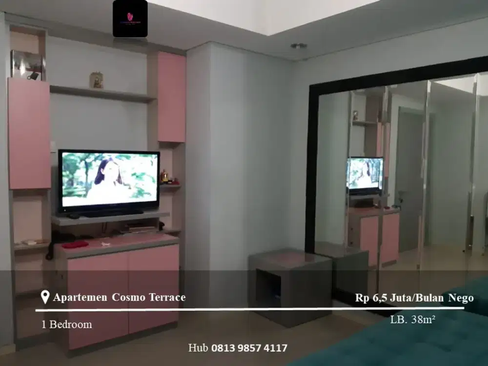Disewakan Apartement Cosmo Terrace High Floor 1BR Full Furnished