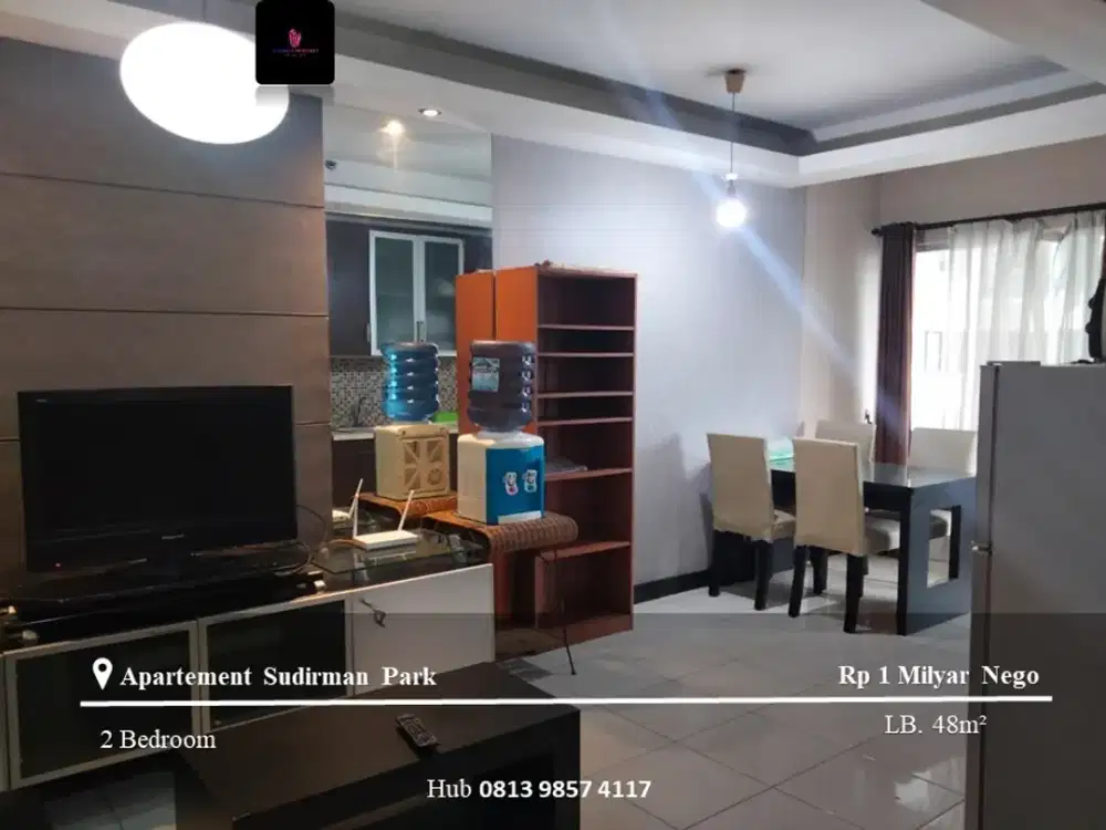 Jual Apartement Sudirman Park Middle Floor 2BR Fully Furnished Tower B