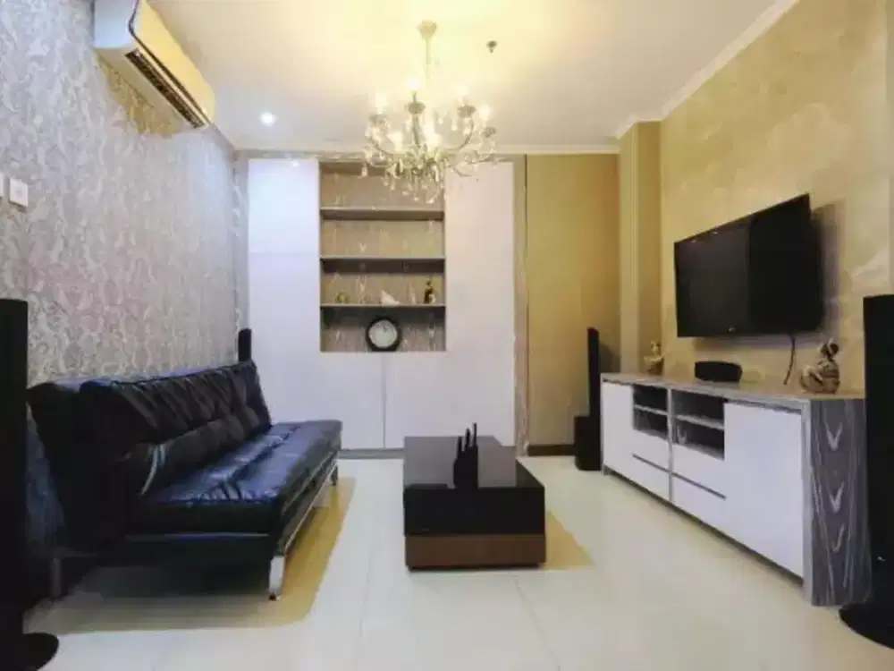 Disewakan Apartemen Cosmo Residence Middle Floor 2BR+1 Full Furnished