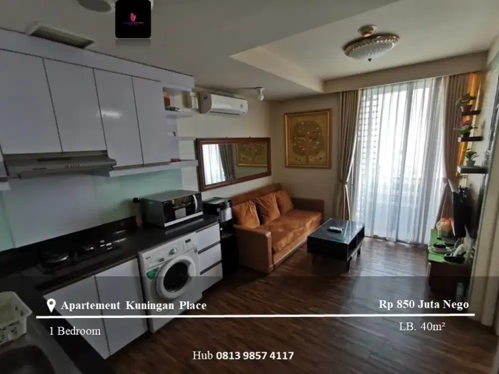 Dijual Apartement Kuningan Place Middle Floor 1BR Full Furnished