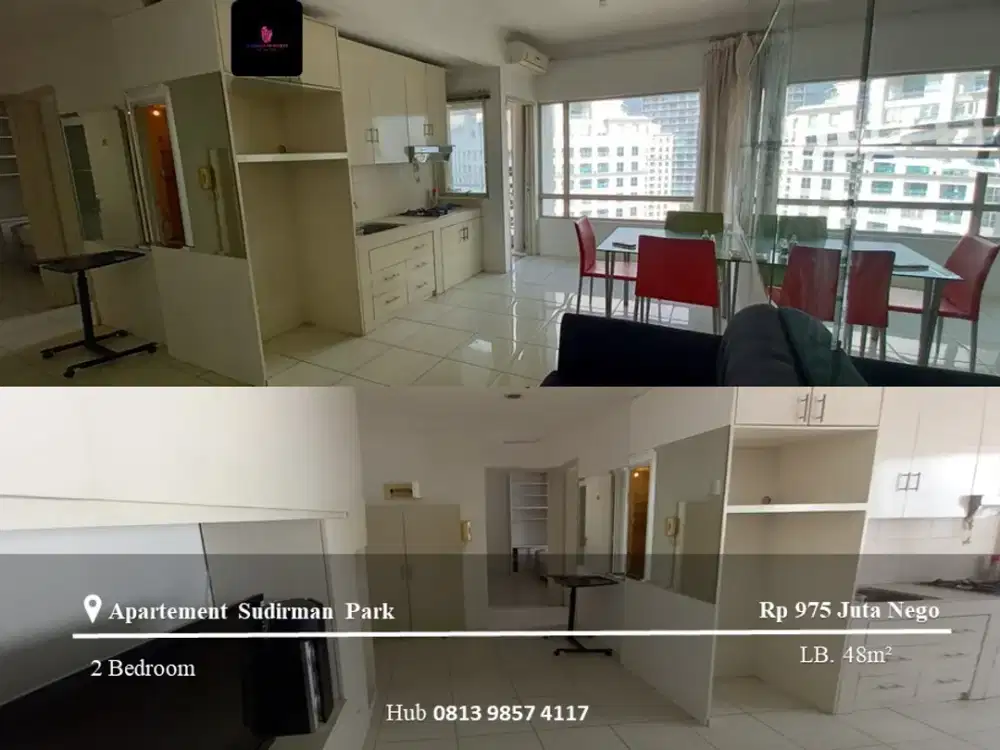Dijual Apartemen Sudirman Park High Floor 2BR Full Furnished East View