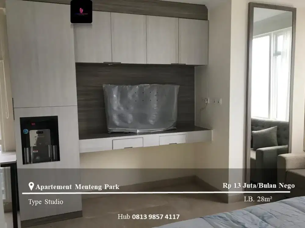 Disewakan Apartement Menteng Park Type Studio Full Furnished