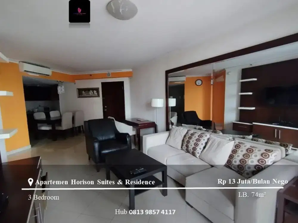 Disewakan Apartement Horison Suites & Residence 3BR Full Furnished