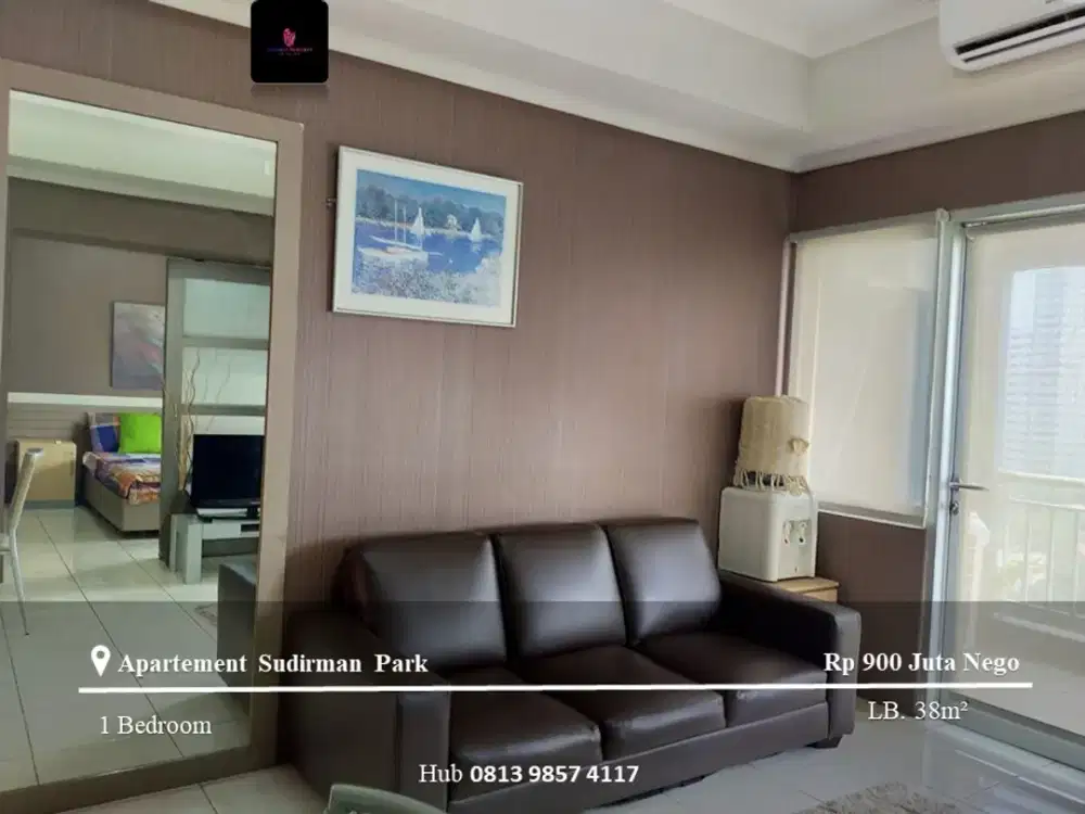 Dijual Apartement Sudirman Park Middle Floor 1BR Full Furnished