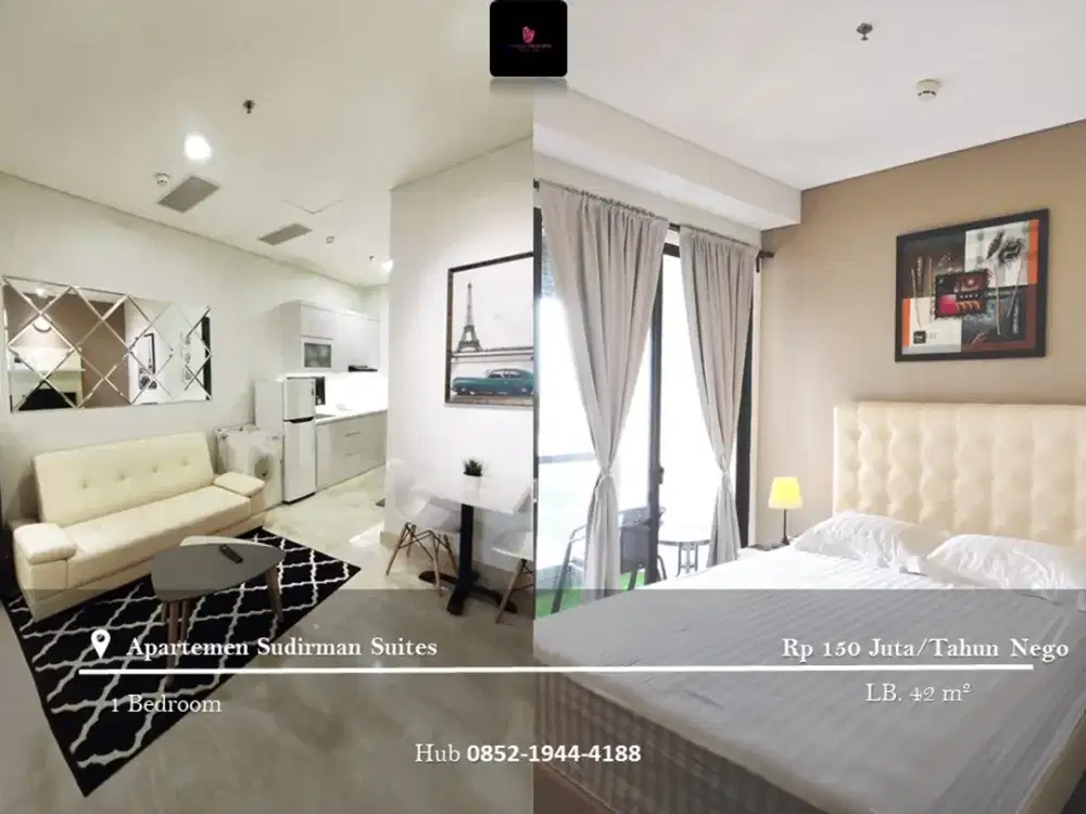 Disewakan Apartement Sudirman Suites Low Floor 1BR Full Furnished