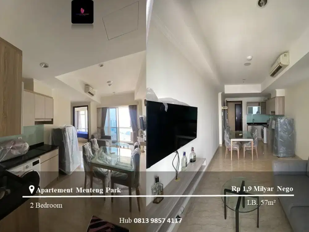 Jual/Sewa Apartement Menteng Park High Floor 2BR Full Furnished