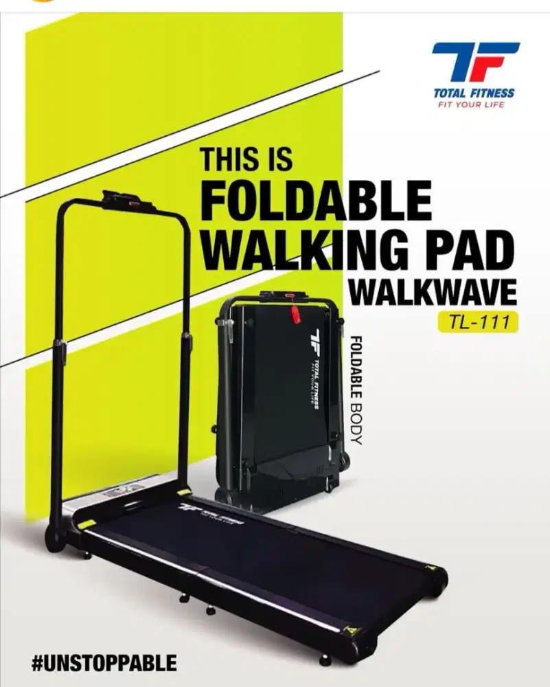 WALKING PAD TL 111 ELEKTRIK TREADMILL ALAT FITNESS