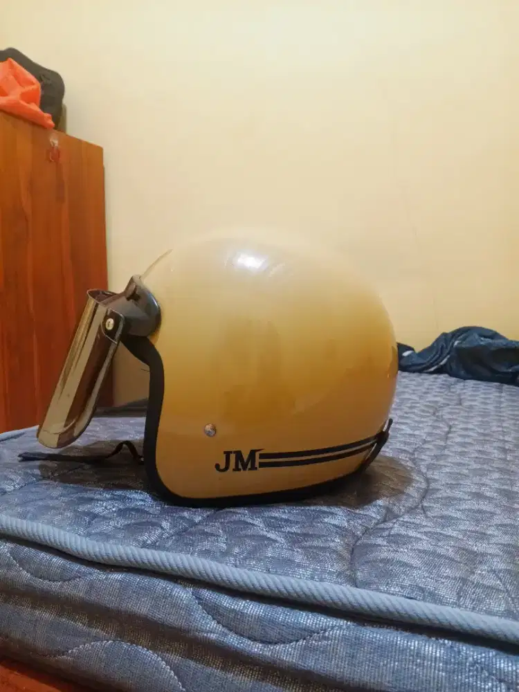 helm bogo JM kaca datar