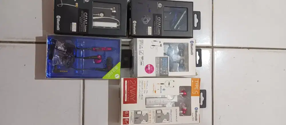 Headset bluetooth dan USB Type C2,2way Qualism